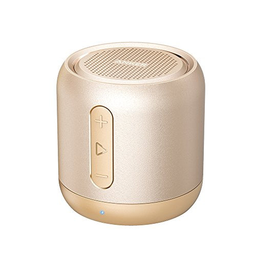 ELB Musikbox Anker Soundcore mini Bluetooth Lautsprecher mit 15 Stunden Spielzeit, Fantastischer Sound, 20 Meter Bluetooth Reichweite, FM Radio und intensiver Bass(Schwarz)