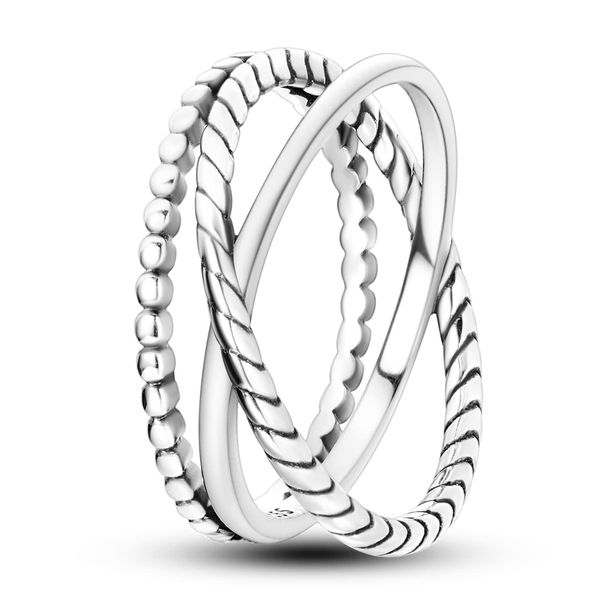 NARMO 925 Sterling Silber Frauen Ringe Mond Stern Ring Evil Eye Ring Bunte Cubic Zirkonia Ring Stapelbare Vintage Ringe Statement Ringe für Frauen Größe 52-60mm