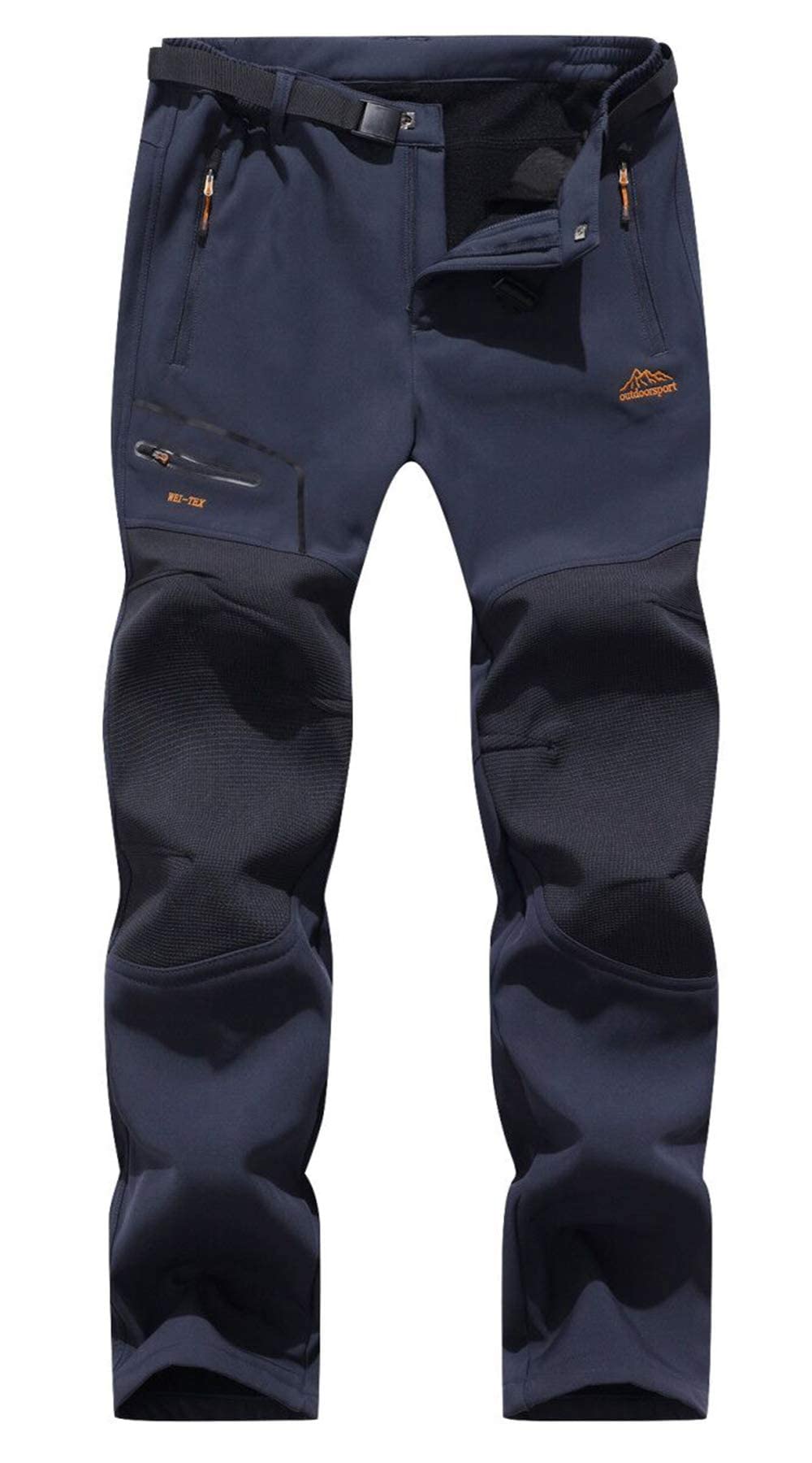 BenBoy Herren Wanderhose Wasserdicht Softshellhose Outdoorhose Winddicht Warm Gefüttert Skihose Snowboardhose Winter Trekkinghose