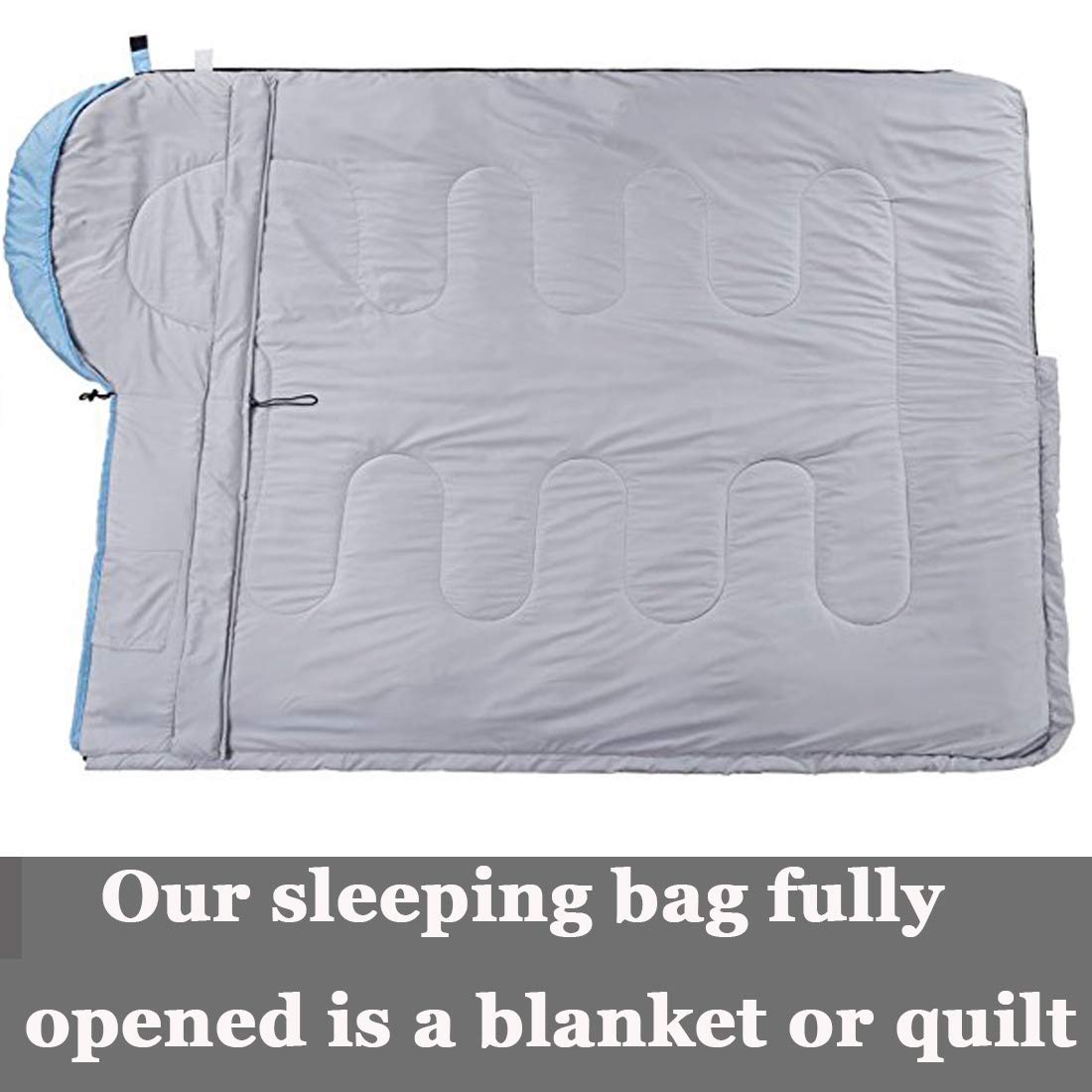 SOULOUT Schlafsack 3-4 Jahreszeiten - Wasserdichter Leichter Deckenschlafsack für Camping, Reisen und Outdoor-Aktivitäten -Ideal für Erwachsene und Kinder - 220 x 83 cm