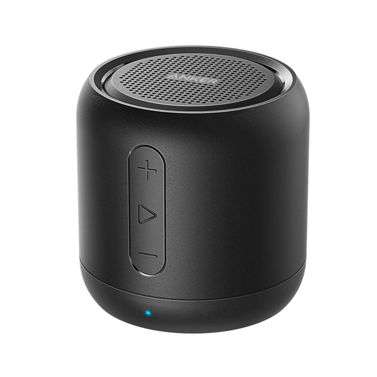 ELB Musikbox Anker Soundcore mini Bluetooth Lautsprecher mit 15 Stunden Spielzeit, Fantastischer Sound, 20 Meter Bluetooth Reichweite, FM Radio und intensiver Bass(Schwarz)