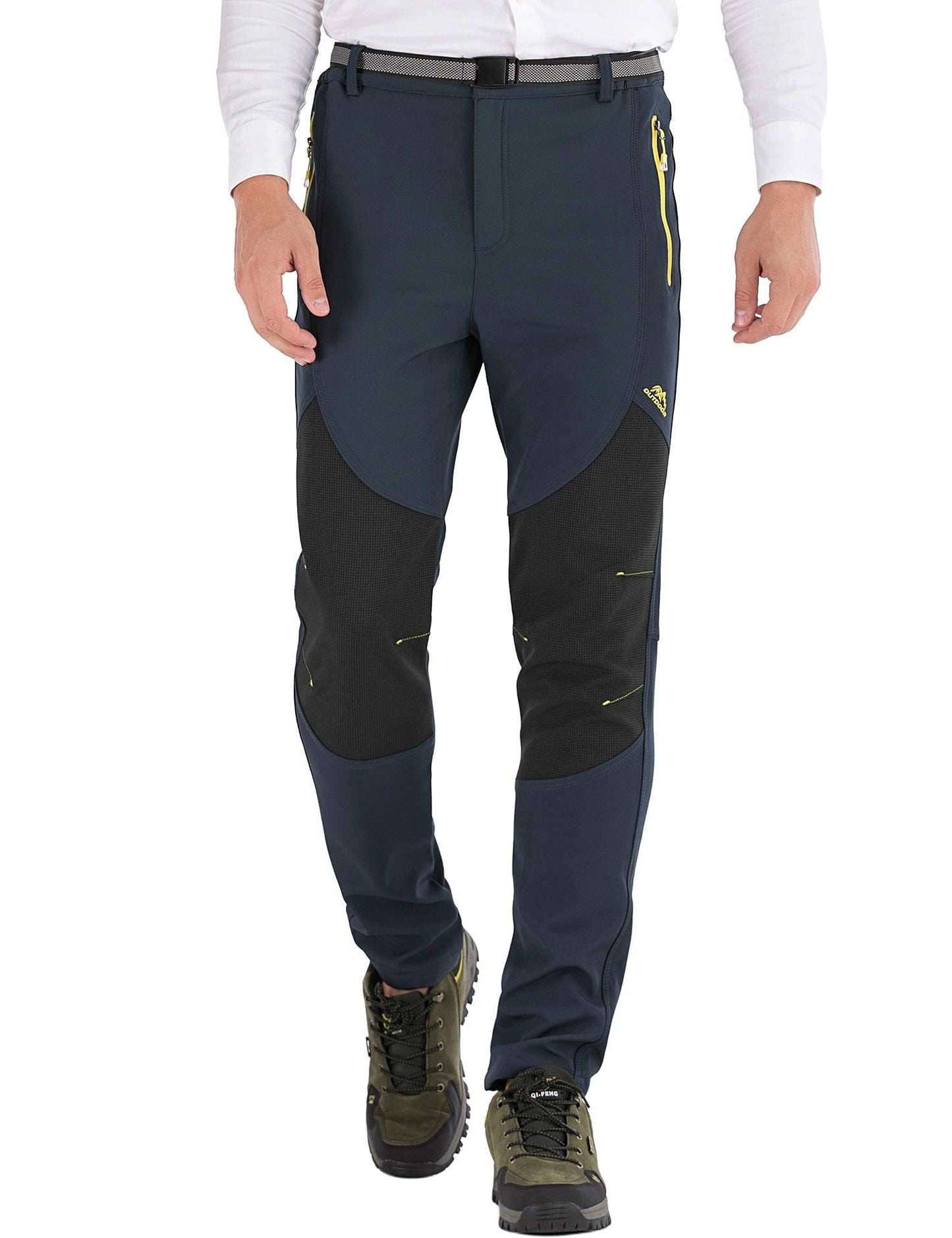 BenBoy Herren Wanderhose Wasserdicht Softshellhose Outdoorhose Winddicht Warm Gefüttert Skihose Snowboardhose Winter Trekkinghose