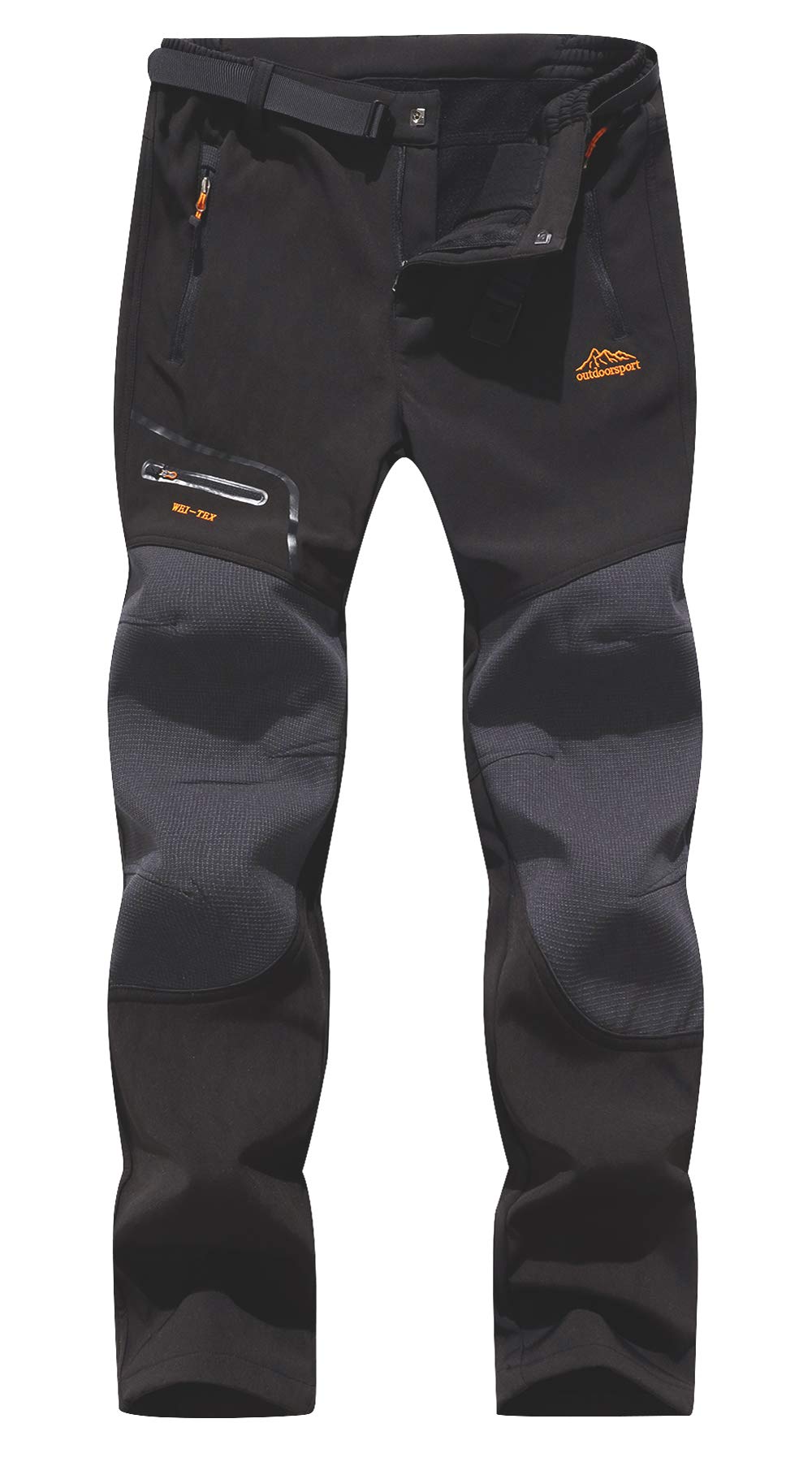 BenBoy Herren Wanderhose Wasserdicht Softshellhose Outdoorhose Winddicht Warm Gefüttert Skihose Snowboardhose Winter Trekkinghose