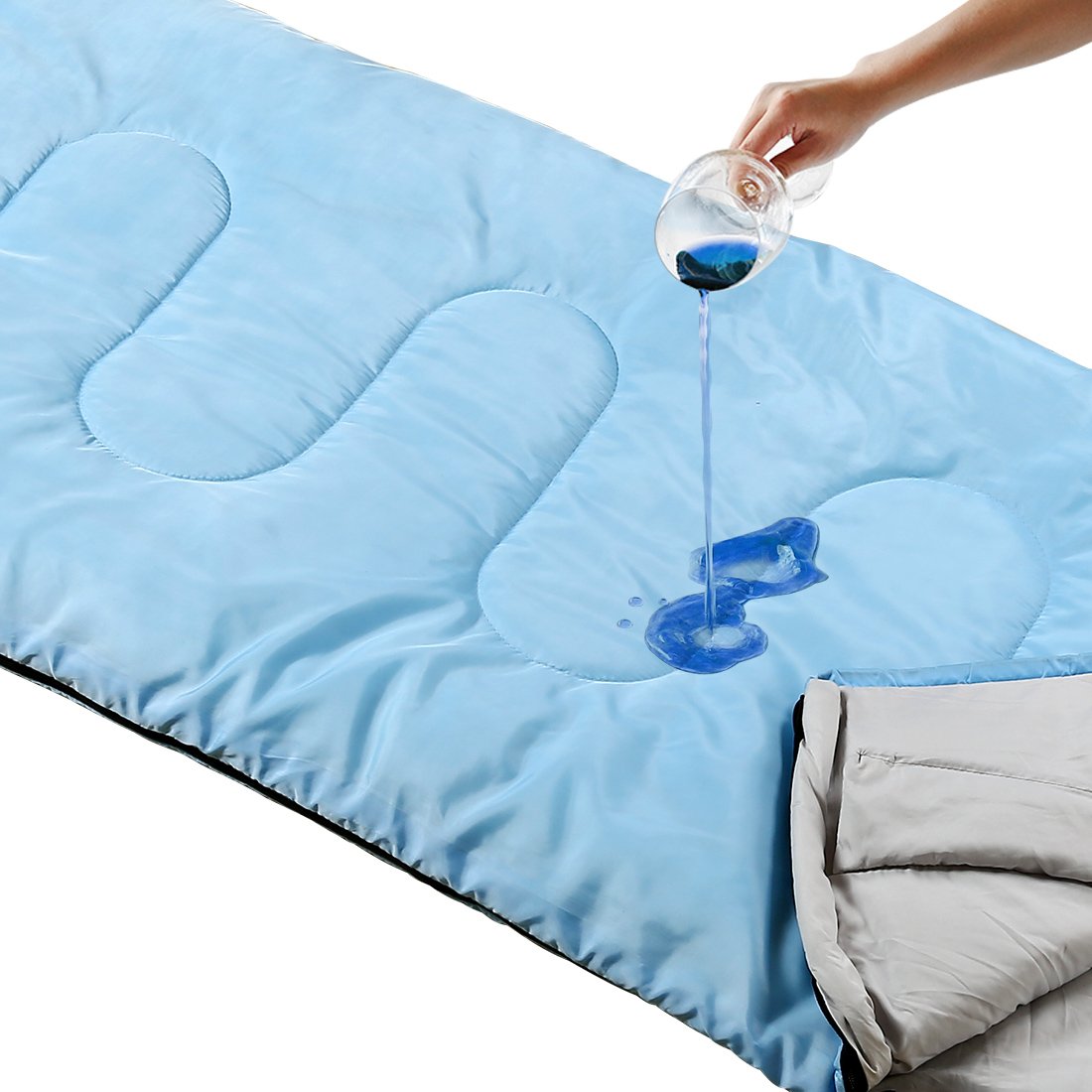 SOULOUT Schlafsack 3-4 Jahreszeiten - Wasserdichter Leichter Deckenschlafsack für Camping, Reisen und Outdoor-Aktivitäten -Ideal für Erwachsene und Kinder - 220 x 83 cm