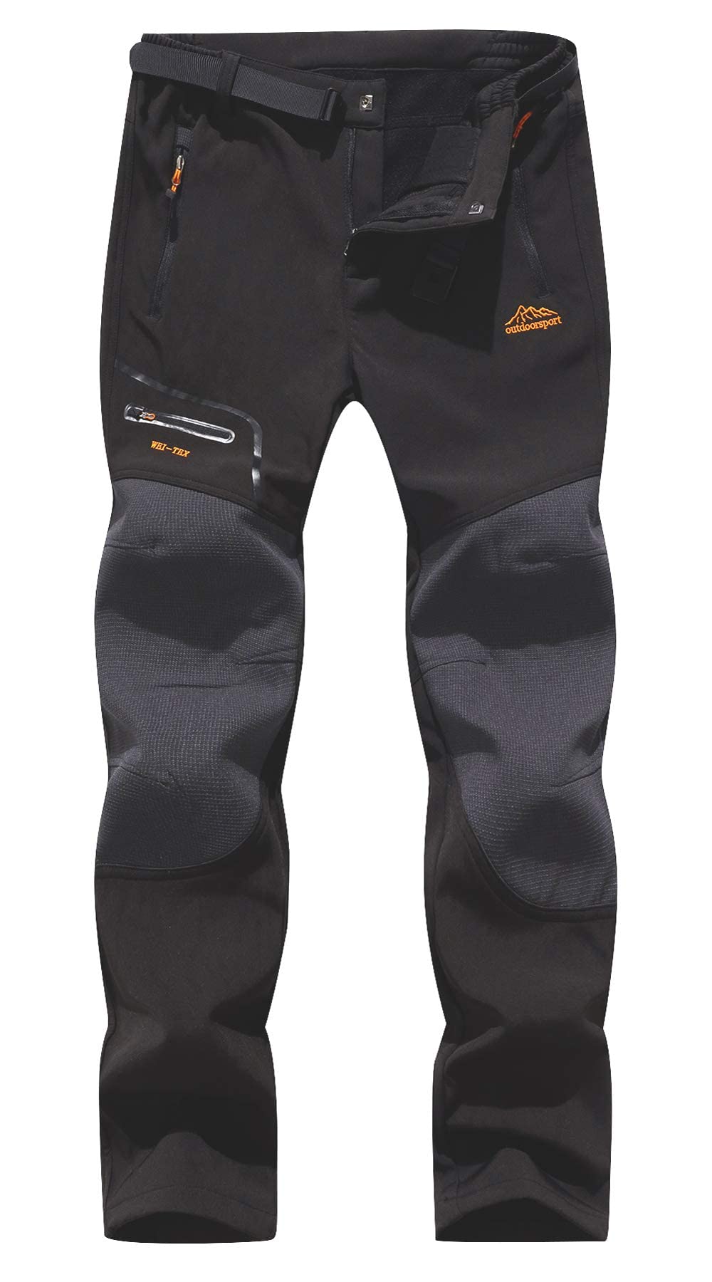 BenBoy Herren Wanderhose Wasserdicht Softshellhose Outdoorhose Winddicht Warm Gefüttert Skihose Snowboardhose Winter Trekkinghose