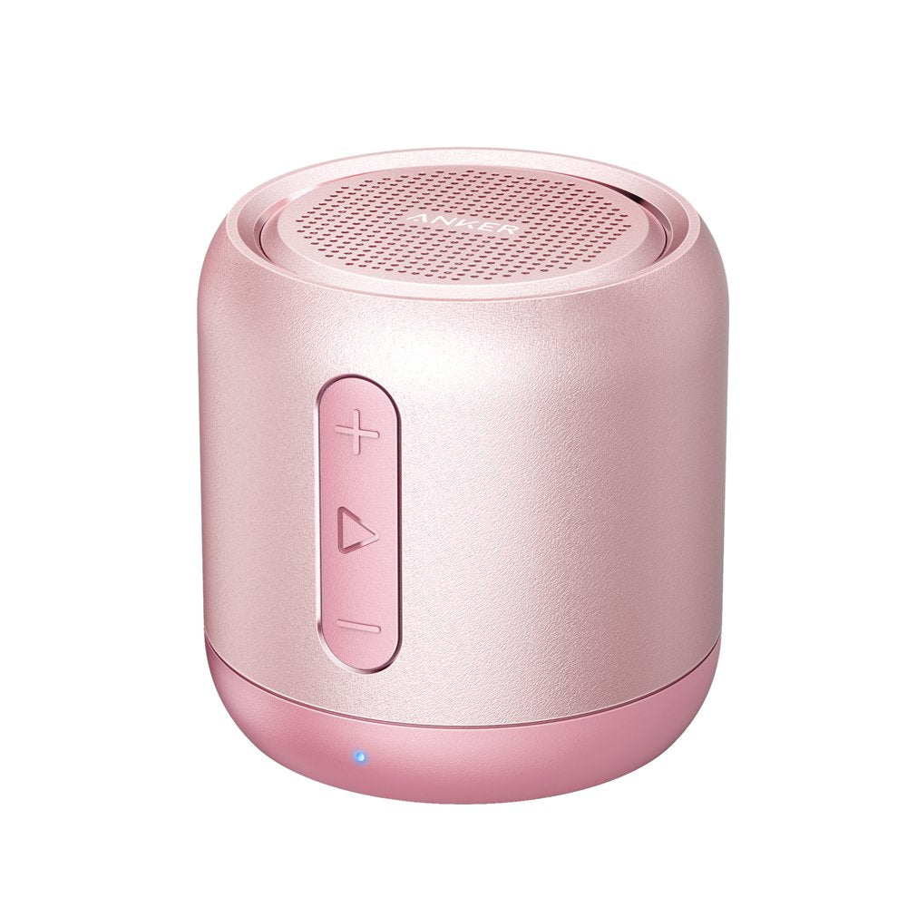ELB Musikbox Anker Soundcore mini Bluetooth Lautsprecher mit 15 Stunden Spielzeit, Fantastischer Sound, 20 Meter Bluetooth Reichweite, FM Radio und intensiver Bass(Schwarz)