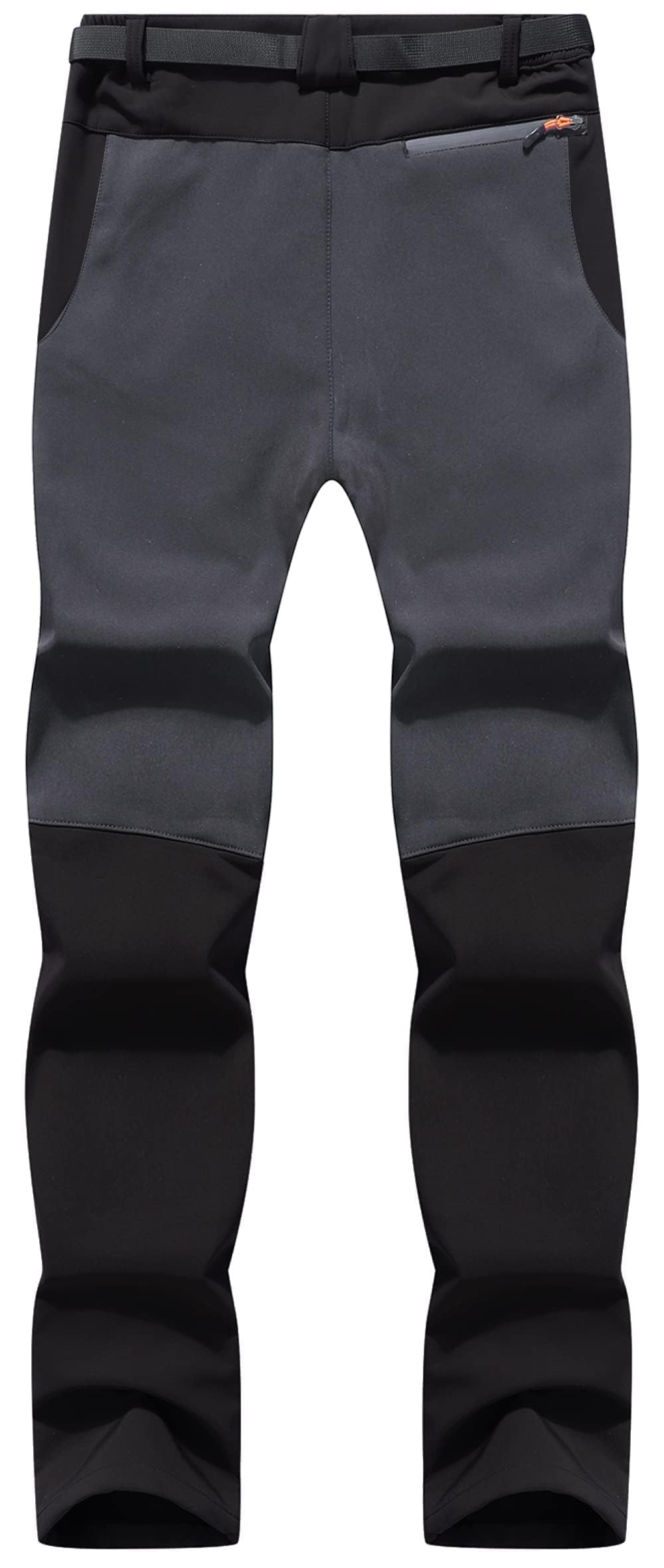 BenBoy Herren Wanderhose Wasserdicht Softshellhose Outdoorhose Winddicht Warm Gefüttert Skihose Snowboardhose Winter Trekkinghose
