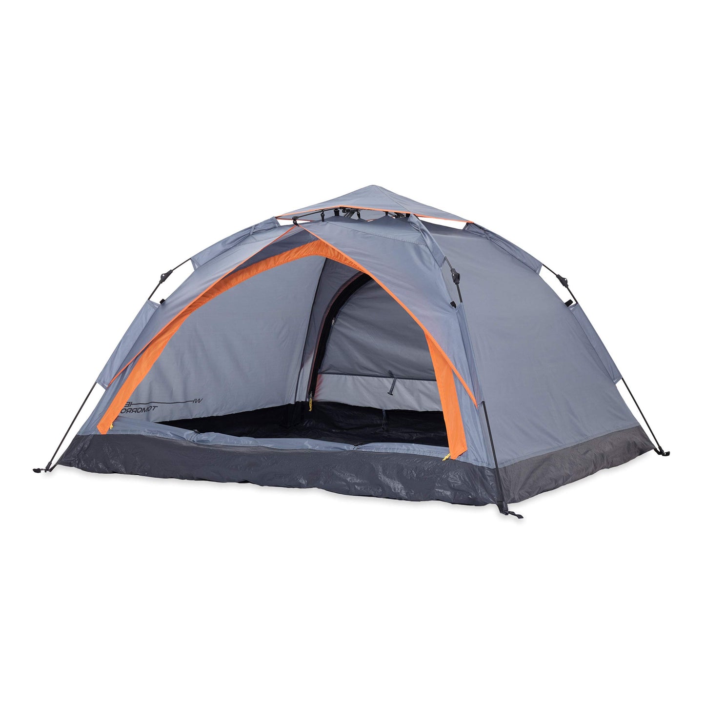 Lumaland Camping Zelt | Leichtes Pop Up Wurfzelt | 2-3 Personen Kuppelzelt | Trekking & Festival Igluzelt | Sekundenzelt Wasserdicht 210x190x110cm | Wind- & Sonnenschutz | Mit 1 & 2 Eingängen