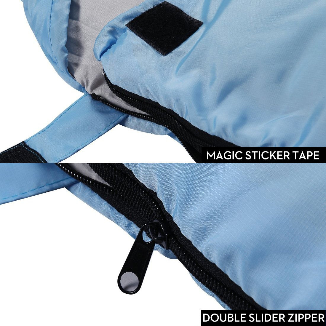 SOULOUT Schlafsack 3-4 Jahreszeiten - Wasserdichter Leichter Deckenschlafsack für Camping, Reisen und Outdoor-Aktivitäten -Ideal für Erwachsene und Kinder - 220 x 83 cm