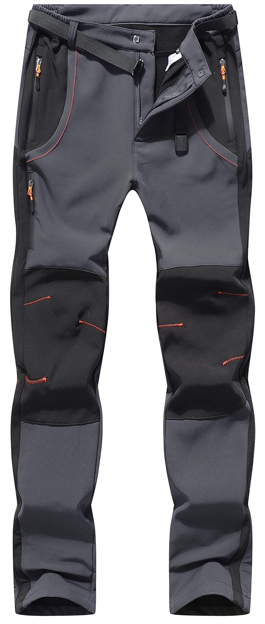 BenBoy Herren Wanderhose Wasserdicht Softshellhose Outdoorhose Winddicht Warm Gefüttert Skihose Snowboardhose Winter Trekkinghose