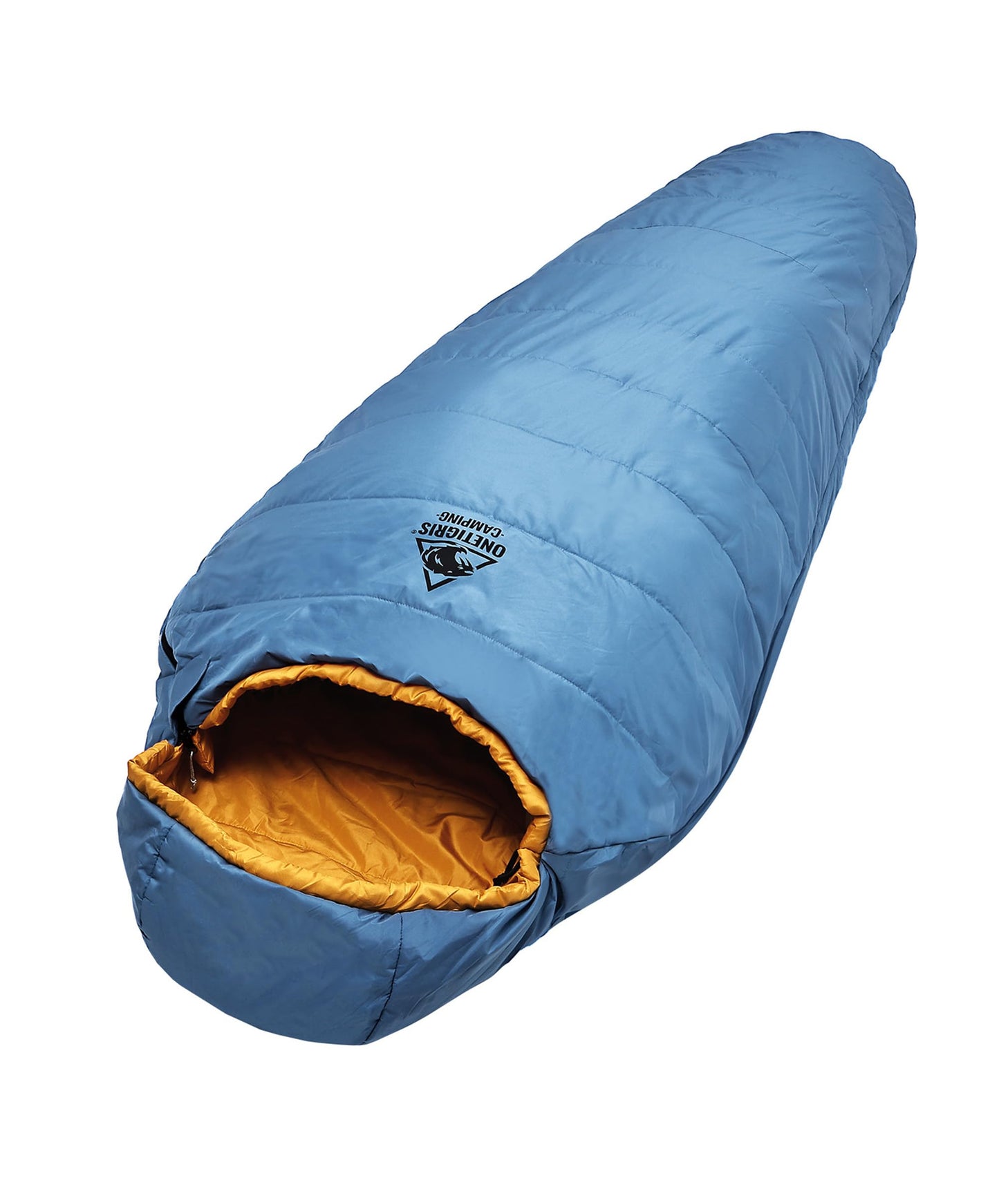 OneTigris Schlafsack Outdoor kleines Packmaß 3 Jahreszeiten 8 °C -15 °C Mumienschlafsack Ultraleicht kompakt für Camping, Reisen, Wandern