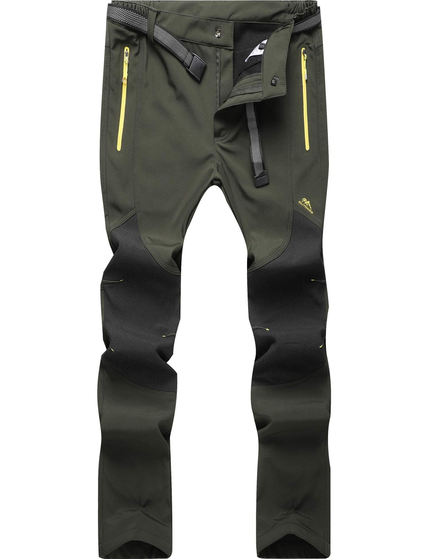 BenBoy Herren Wanderhose Wasserdicht Softshellhose Outdoorhose Winddicht Warm Gefüttert Skihose Snowboardhose Winter Trekkinghose