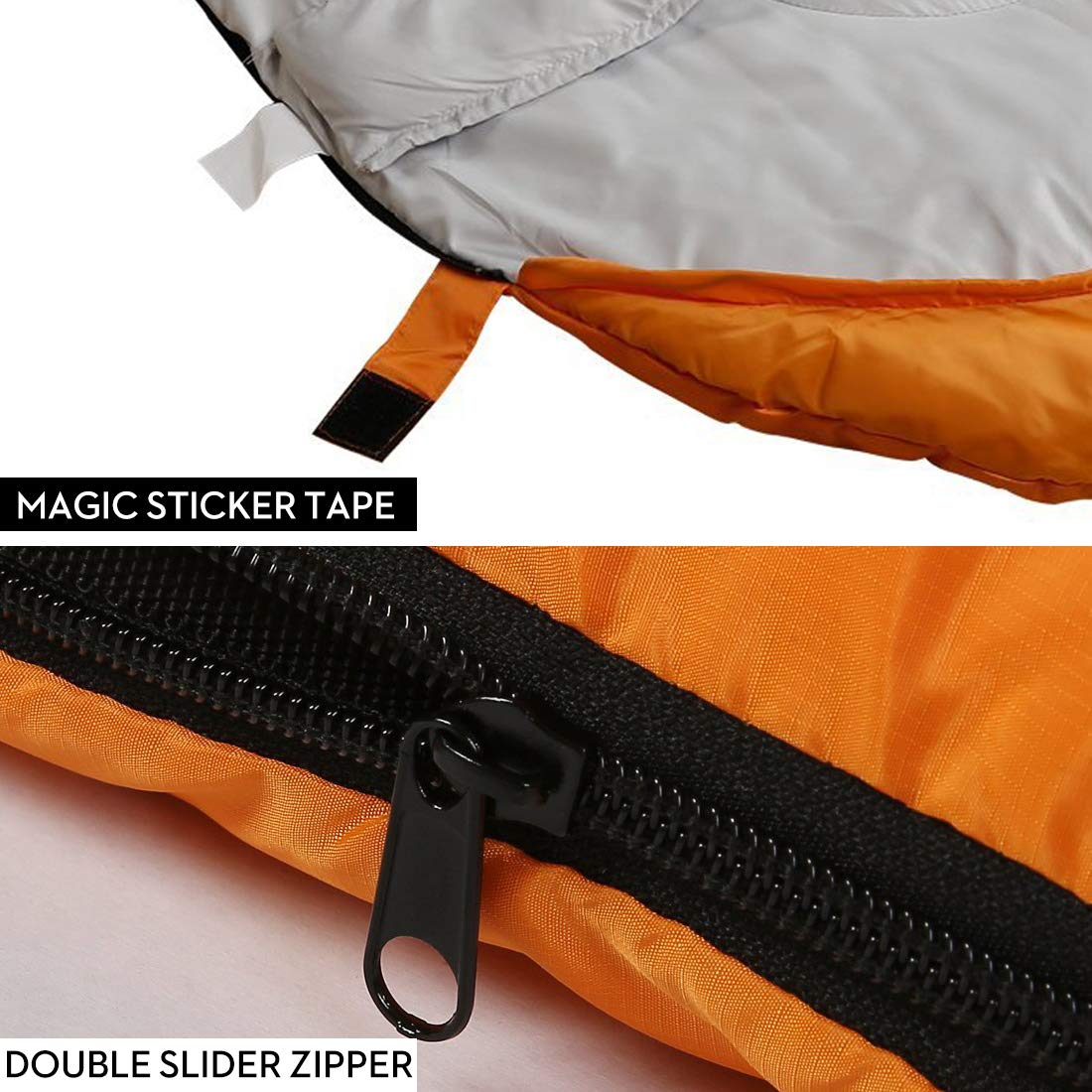 SOULOUT Schlafsack 3-4 Jahreszeiten - Wasserdichter Leichter Deckenschlafsack für Camping, Reisen und Outdoor-Aktivitäten -Ideal für Erwachsene und Kinder - 220 x 83 cm