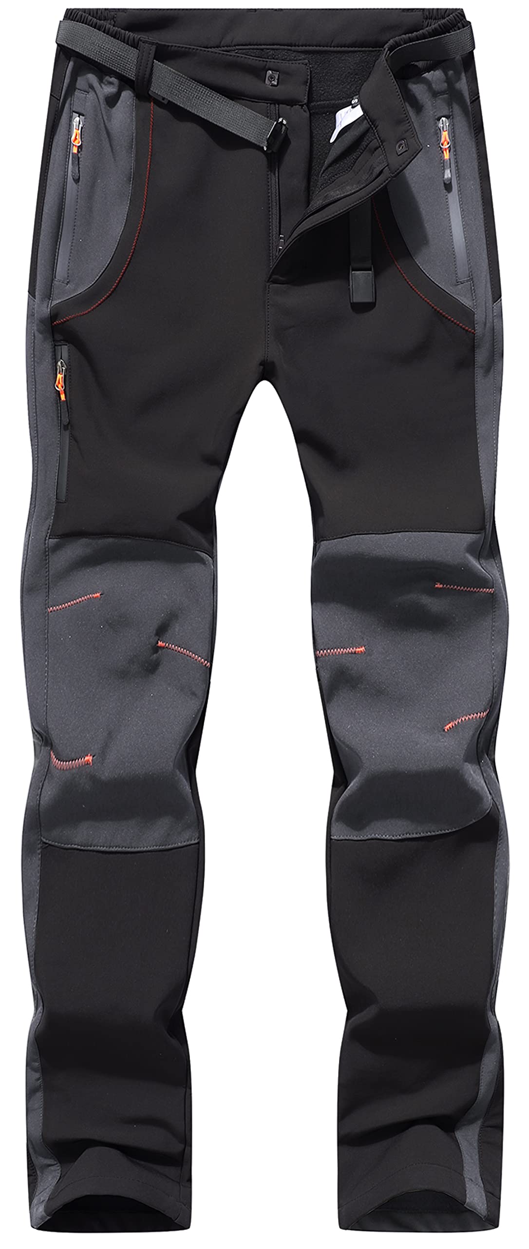 BenBoy Herren Wanderhose Wasserdicht Softshellhose Outdoorhose Winddicht Warm Gefüttert Skihose Snowboardhose Winter Trekkinghose