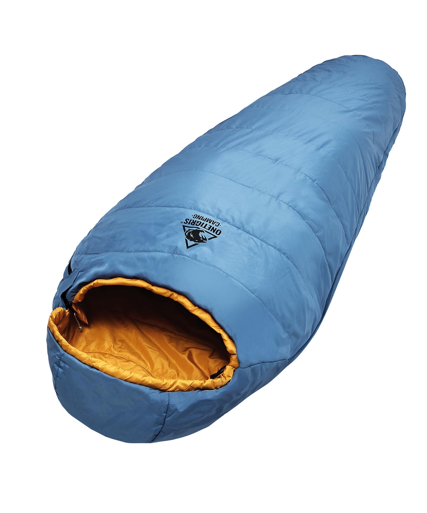 OneTigris Schlafsack Outdoor kleines Packmaß 3 Jahreszeiten 8 °C -15 °C Mumienschlafsack Ultraleicht kompakt für Camping, Reisen, Wandern