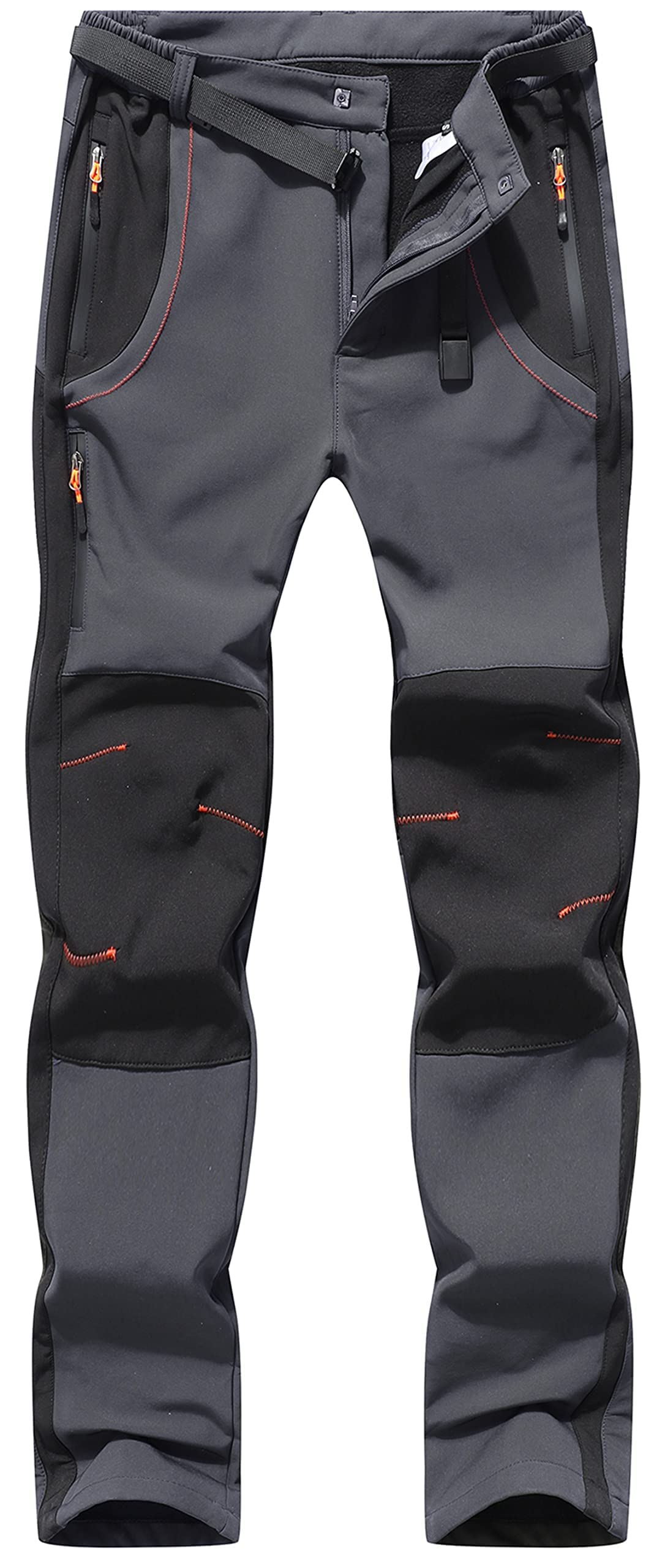 BenBoy Herren Wanderhose Wasserdicht Softshellhose Outdoorhose Winddicht Warm Gefüttert Skihose Snowboardhose Winter Trekkinghose