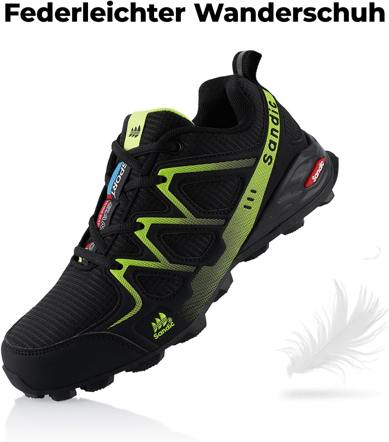 Fusskleidung® Damen Herren Wanderschuhe atmungsaktive Trail Running Trekkingschuhe