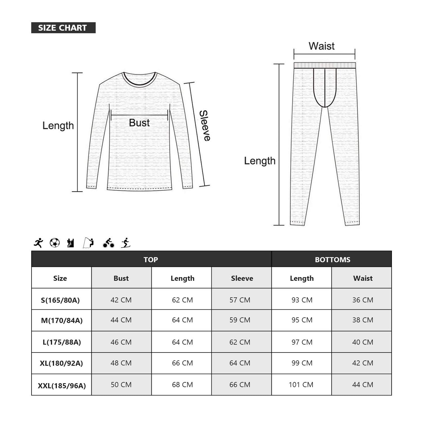 MOBIUSPHY Thermounterwäsche Herren, Funktionsunterwäsche Skiunterwäsche Winter Thermowäsche Set Warm Weich Funktionswäsche atmungsaktiv Thermo Unterwäsche Thermounterhemd Thermounterhose für Männer