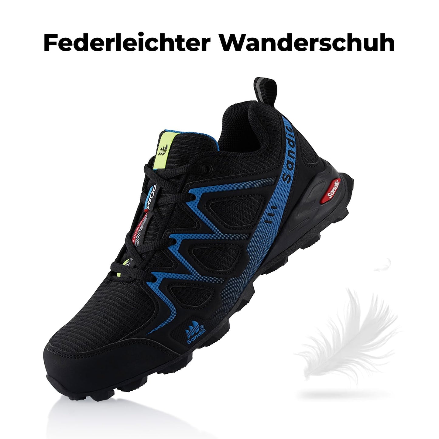 Fusskleidung® Damen Herren Wanderschuhe atmungsaktive Trail Running Trekkingschuhe