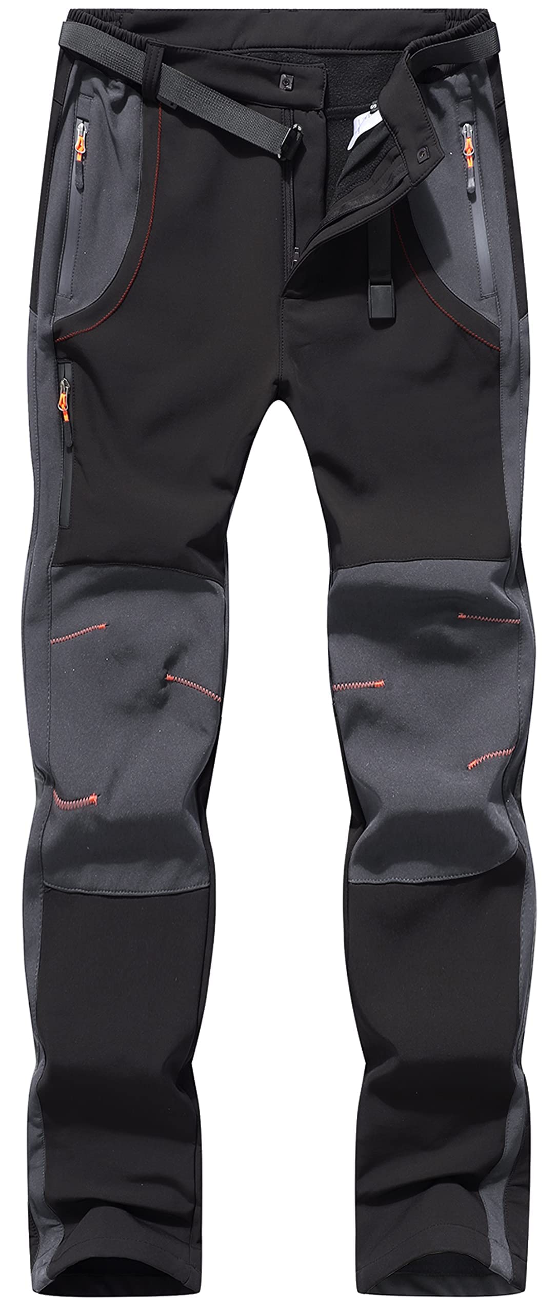 BenBoy Herren Wanderhose Wasserdicht Softshellhose Outdoorhose Winddicht Warm Gefüttert Skihose Snowboardhose Winter Trekkinghose