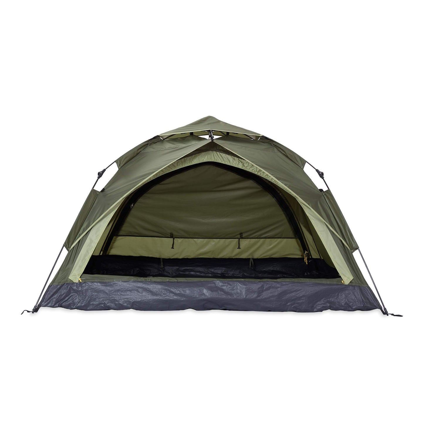 Lumaland Camping Zelt | Leichtes Pop Up Wurfzelt | 2-3 Personen Kuppelzelt | Trekking & Festival Igluzelt | Sekundenzelt Wasserdicht 210x190x110cm | Wind- & Sonnenschutz | Mit 1 & 2 Eingängen