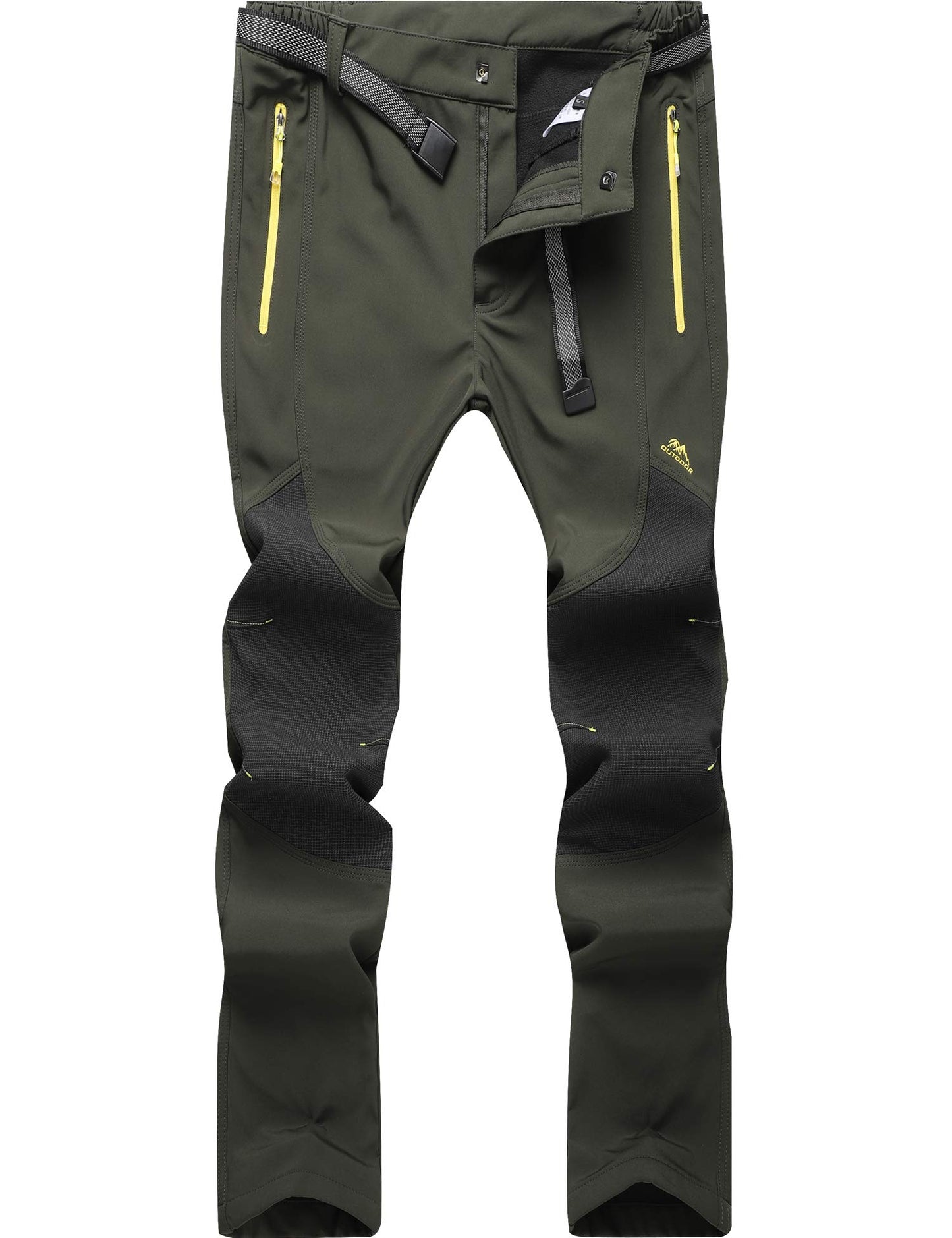 BenBoy Herren Wanderhose Wasserdicht Softshellhose Outdoorhose Winddicht Warm Gefüttert Skihose Snowboardhose Winter Trekkinghose