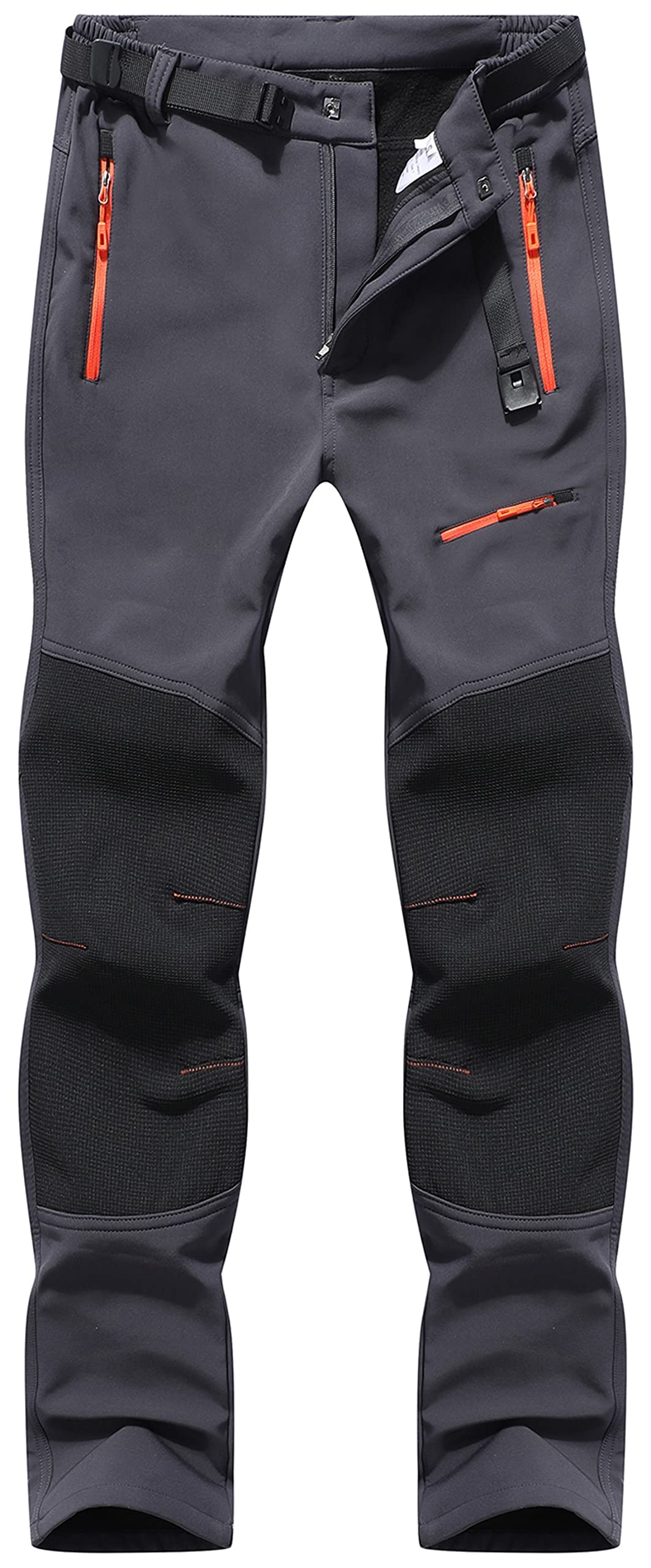 BenBoy Herren Wanderhose Wasserdicht Softshellhose Outdoorhose Winddicht Warm Gefüttert Skihose Snowboardhose Winter Trekkinghose