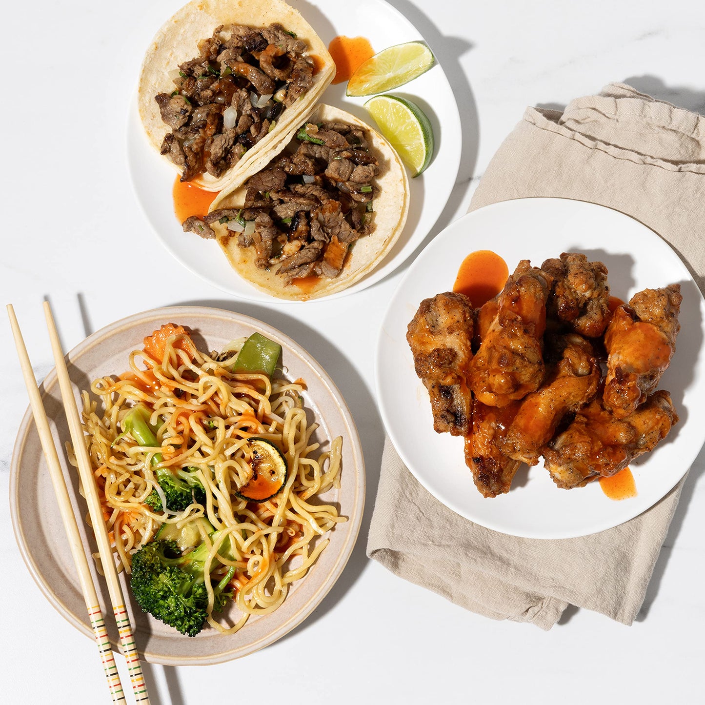 Thoughtfully - Street Food Saucen Geschenkset - Food Truck Weihnachtsset Mit 6 Würzigen Fleisch- und Grillsaucen