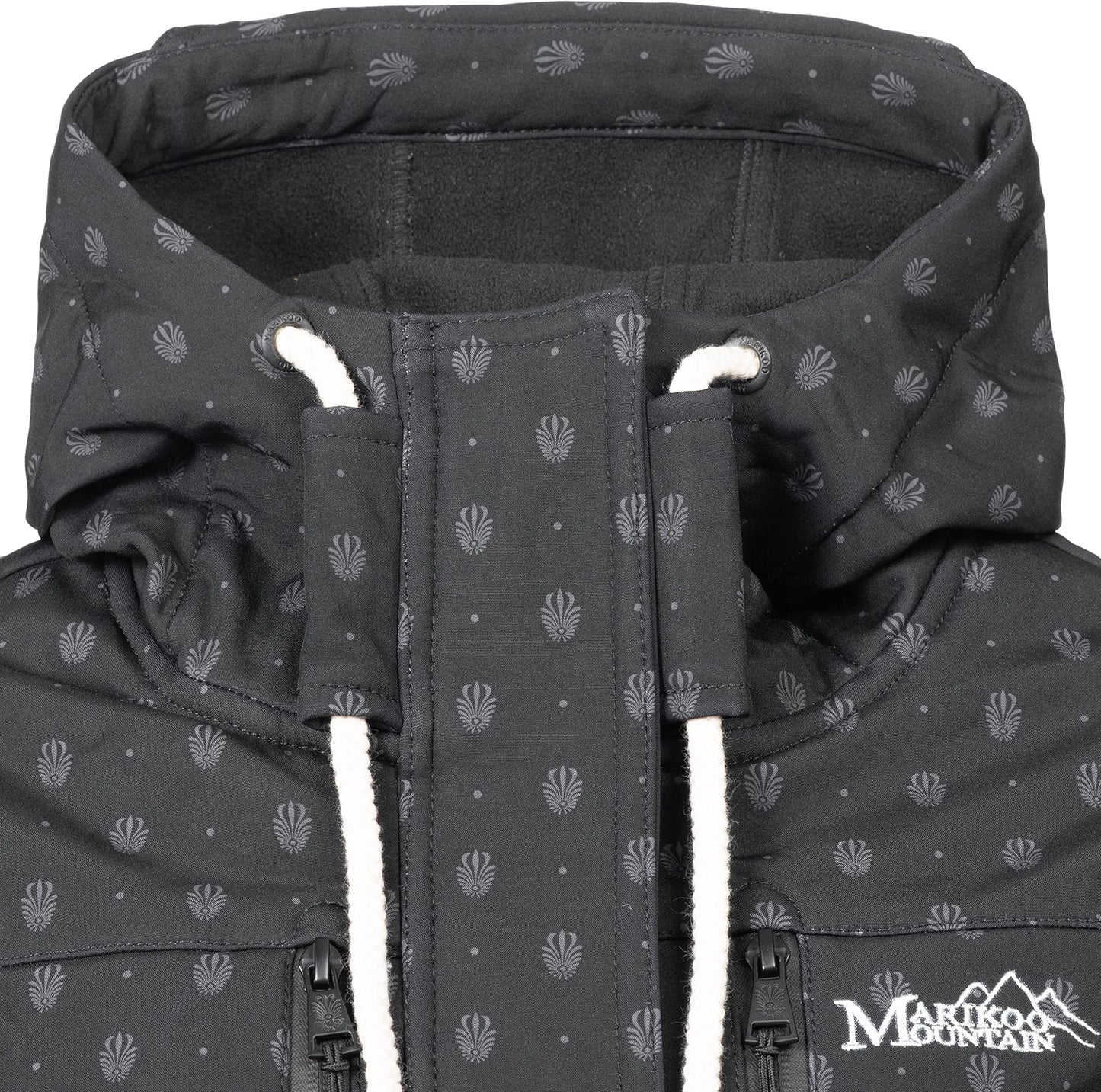 MARIKOO Damen Übergangsjacke Softshellmantel wasserdicht atmungsaktiv mit Kapuze Zimtzicke XS-3XL