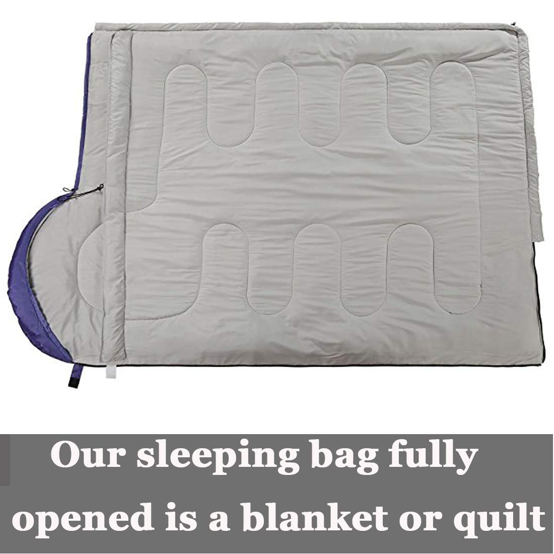 SOULOUT Schlafsack 3-4 Jahreszeiten - Wasserdichter Leichter Deckenschlafsack für Camping, Reisen und Outdoor-Aktivitäten -Ideal für Erwachsene und Kinder - 220 x 83 cm