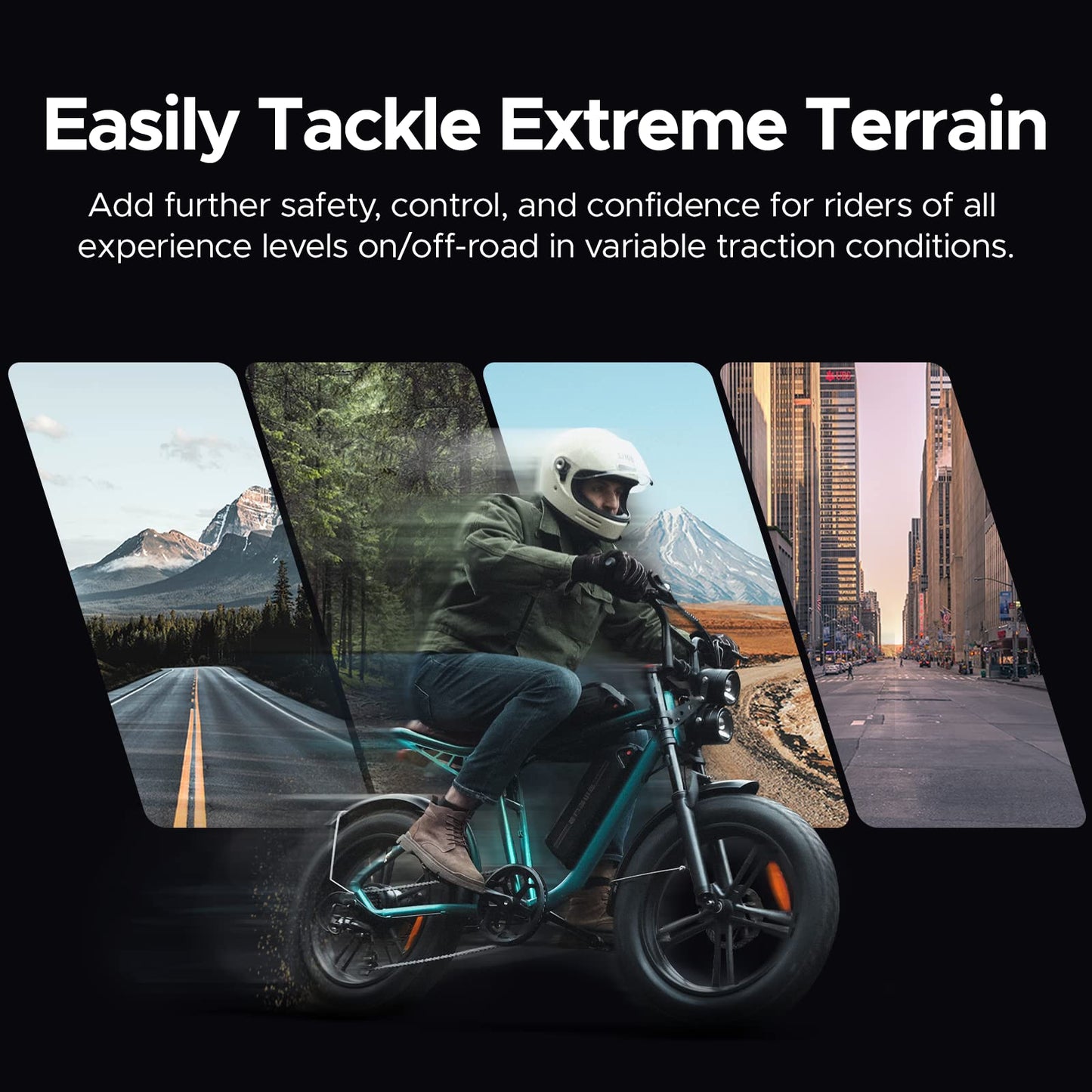 ELB Bigfoot ENGWE E Bike Herren Elektrofahrräder-Ebike mit einem Akku/ 2 Akkus, E-Bike 20 * 4.0 Zoll Fette Reifen, Ebike Herren bis zu 75km/150km/90km/170km, Elektrofahrrad 7-Gang, M20/M1