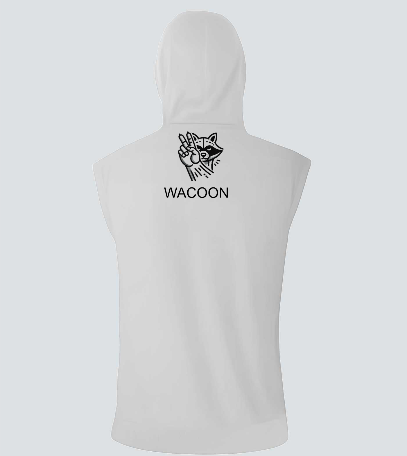 WACOON everything fine Sleeveless Hoodie (380GSM)