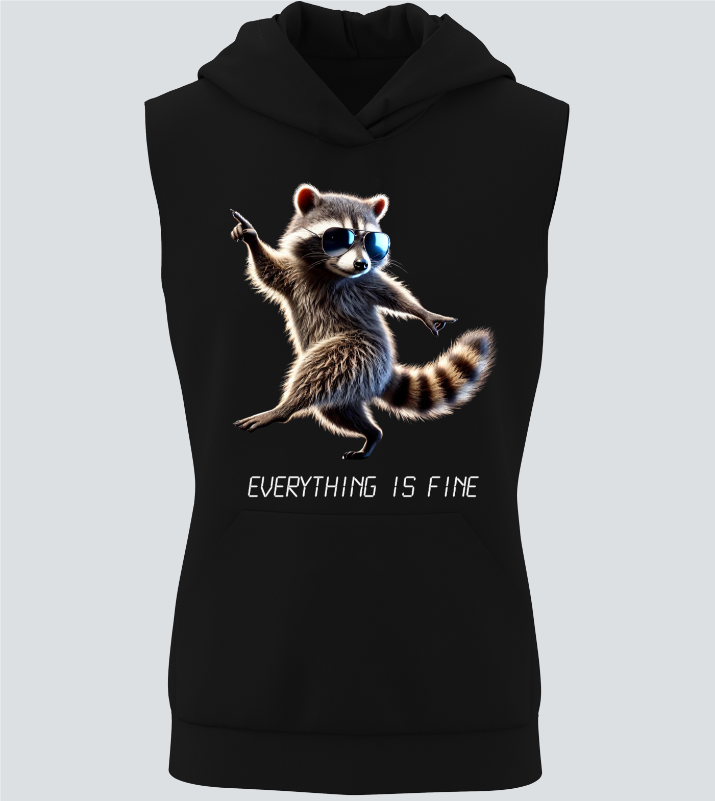 WACOON everything fine Sleeveless Hoodie (380GSM)